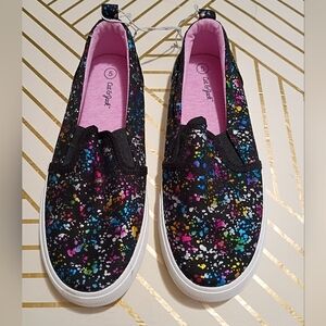 Cat & Jack Kids' Black Slip-On Shoes